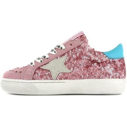 Shoesme - Maat 37 - Vulcanised Meisjes Sneakers - Roze