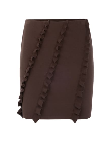 Marccain Rok Rokken Donkerbruin Bc 71.15 M23