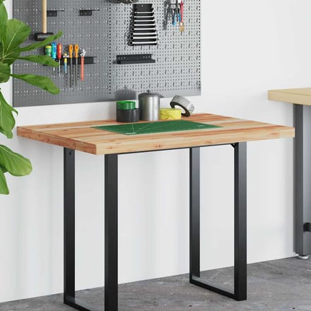 vidaXL - Bureaublad - met - olieafwerking - 120x70x4 - cm - massief - acaciahout