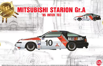 NuNu Modelbouwpakket Auto - 24031 Mitsubishi Starion Gr.A 1985 Inter TEC in Fuji Speedway Plastic - 1:24 - Modelbouw