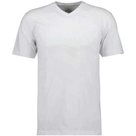Ragman T-Shirt Uni V-Neck Single Jersey Wit / male