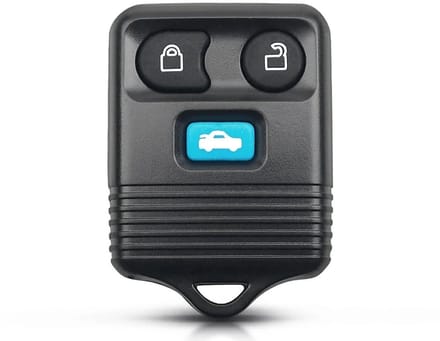 XEOD Autosleutelbehuizing - sleutelbehuizing auto - sleutel - Autosleutel - Afstandsbediening / Geschikt voor: Ford 3 knops sleutel