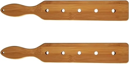 Bamboe Peddel 14 Inch - Duurzaam en Glad met Luchtgaten