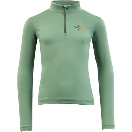Br Trainingsshirt Br Mini Zip-up Kids Groen - 152