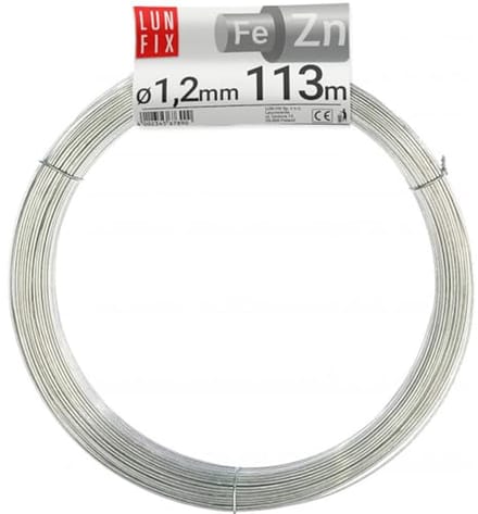 Binddraad 1 kg Ø 1,2 mm - Verzinkte Spandraad voor Bouw en Tuinprojecten
