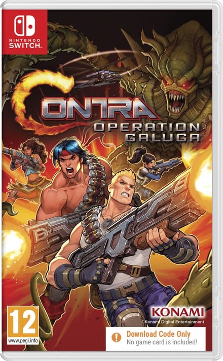 Contra: Operation Galuga (Code in a Box) - Nintendo Switch - Action