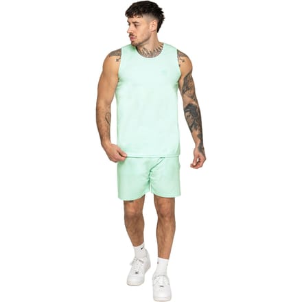 Enzo | Heren gym trainingspak met vest en korte broek