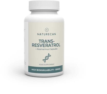 Naturecan Resveratrol Capsules - 60 capsules - 500 mg per Capsule - Met Rozemarijnextract