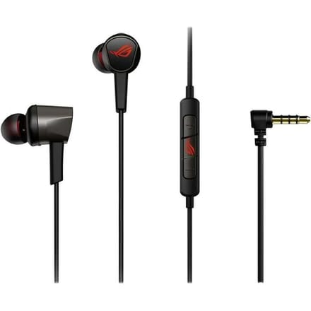 Asus ROG Cetra Core II In Ear headset Kabel Stereo Zwart/rood Volumeregeling Gamen