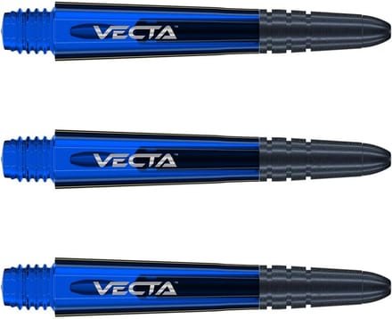 Polycarbonaat Dartstelen Set - Professionele Darts Accessoires - Blauw & Zwart Korte Schachten