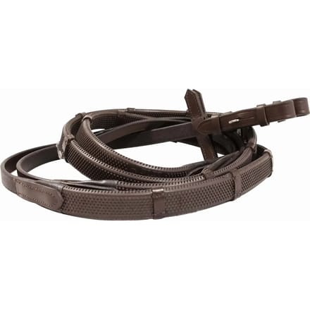 Rubber teugels voor paard met kleine uitsteeksels T de T