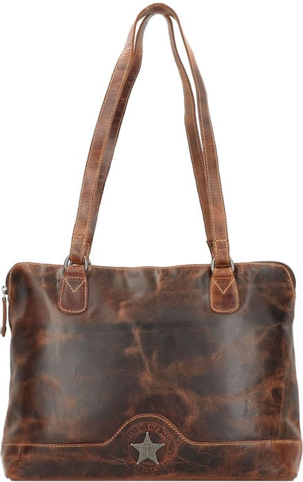 Billy the Kid Ranger Schoudertas Leder 38 cm - Dames - brown
