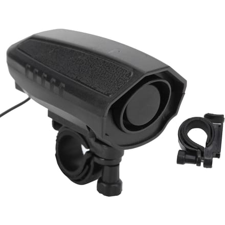 Elektrische Fietsbel Elektrische Luide Fietsbel Fietsstuur Ring Alarm met Vaste Basis gray