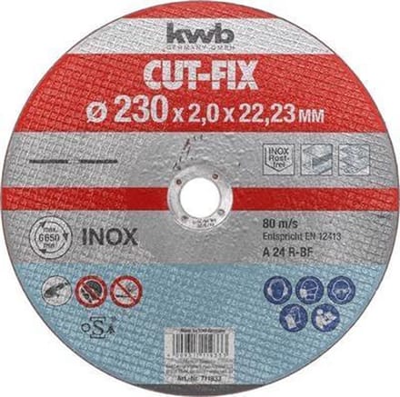 KWB - Doorslijpschijf - extra dun - 230x2mm - metaal