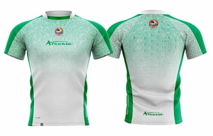 T-shirt Arawaza | Dry-Fit | Groen / Wit (Maat: L)