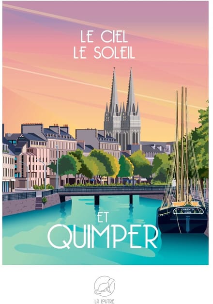 La Loutre Le Ciel Le Soleil et QUIMPER - 1,000 pieces.