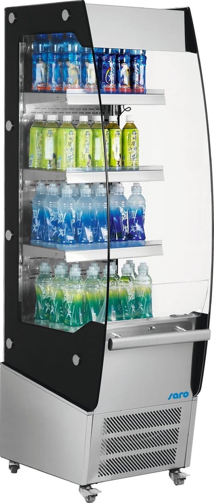 Display koelkast | Zwart / RVS| 220 liter | Saro | Simon | 330-1070