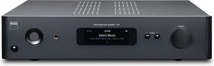NAD C 389 krachtige hifi stereo versterker - zwart