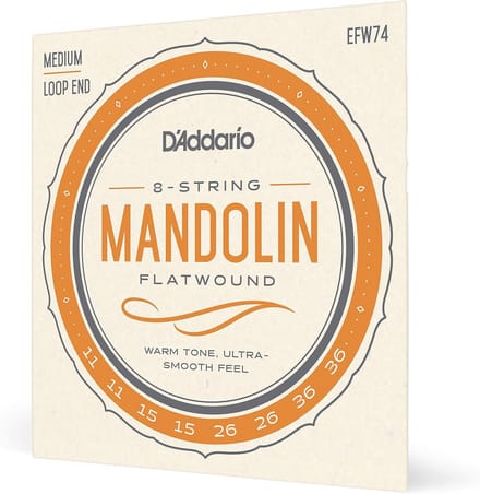 Medium Flatwound Mandoline Snaren 11-36 - Fosforbrons