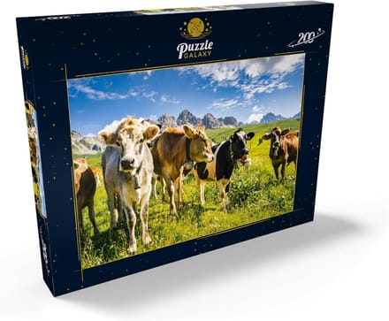 Legpuzzel Alpenlandschap - Landschap Puzzel - Ontspanning Thuis - 200 Stukjes - 48 x 34 cm - Veelkleurig