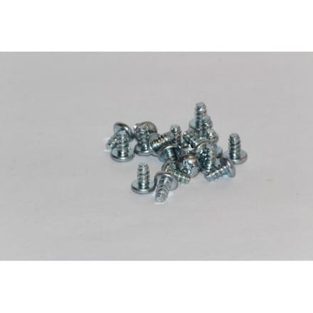 Hammond Electronics 1598ATS100 Bevestigingsschroef Staal Zilver 100 stuk(s)
