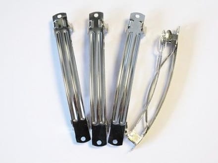 Haarclip DIY - 10cm - Zilverkleurig - 4 Stuks