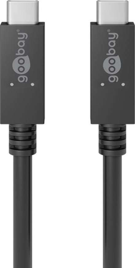 USB-C Kabel - USB 3.2 Gen 2x2 - 100W PD - Premium - 1 meter - Zwart