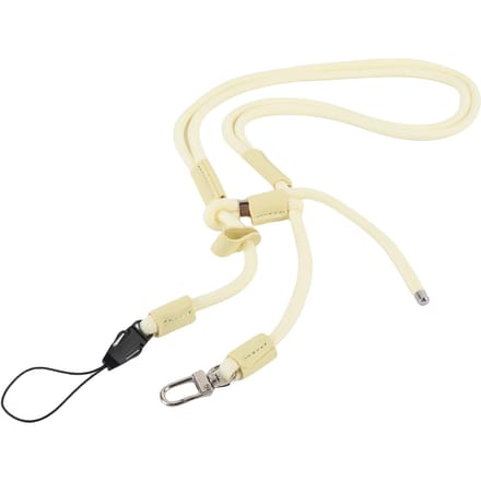 Lanière de poche à dégagement rapide réglable jaune Cordon anti-perte avec vis 1/4 pouce pour Pocket white