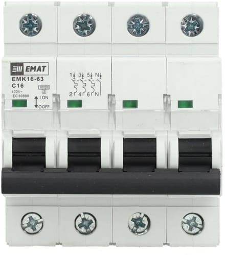 EMAT Krachtgroep 16A 3P N C-Kar