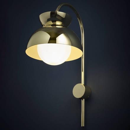 FRANDSEN wandlamp Butterfly, messingkleurig