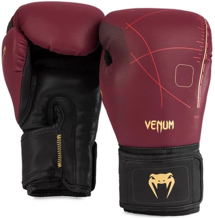 Venum Tactical XT bokshandschoenen Bordeauxrood Zwart Goud - 14 OZ