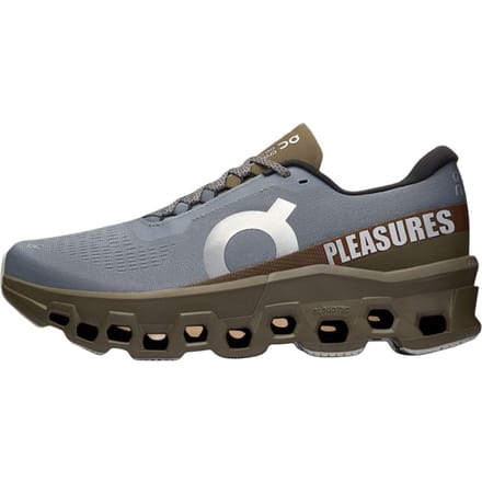 The Loop Running Supply x Pleasures x Cloudmonster 2 Mist Olijf Dames Sneakers Grijs 3WF10393192 38.5 gray