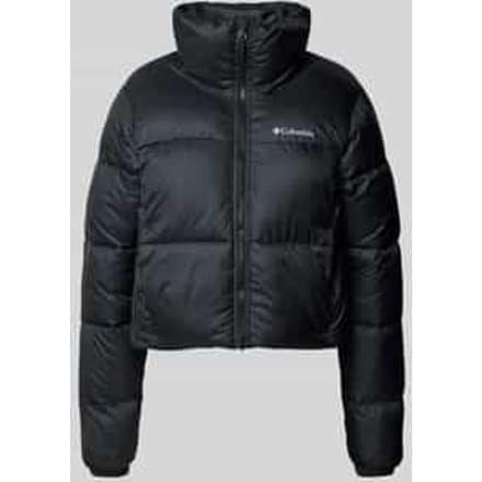 Kort Buffer Jacket met Labelprint Model 'Puffect™'