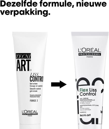 L'Oréal Professionnel Tecni.ART Flex Liss Control Styling-Crème - Fixerende en gladmakende formule - Voor krullend haar - 150 ml