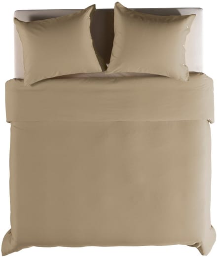 Yellow Dekbedovertrek Cialda - Eenpersoons - 140x200-220 cm - Pale Khaki