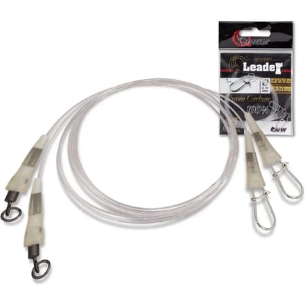 Set van 2 leiders Quantum Q-Leader Fluoro Carbon