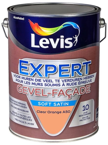 Levis - Expert Gevel Mix - Clear Orange A50 - Mengverf - 5 L