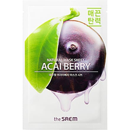 [PROMOTIE]The Saem - Natural Mask Sheet - Acaiberry - 1stuk