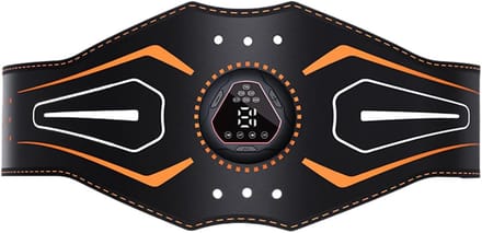 Buikspier Trainer - Spierstimulator Riem - Spierversterking - Digitale Display - 118x14cm - Zwart