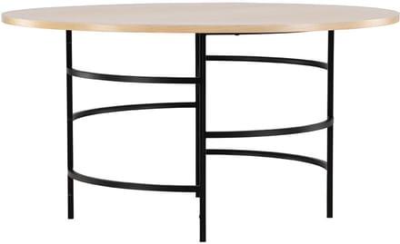 Copenhagen eetkamertafel Ø140cm whitewash.