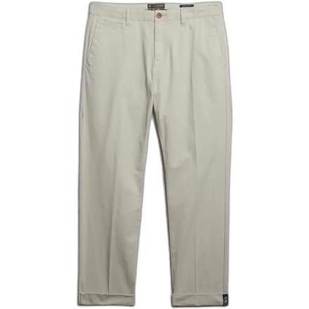 Superdry Premium Chino Normale Pasvorm Grey Grootte: 32/30