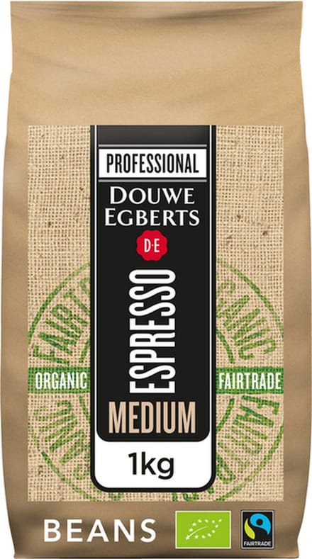 Koffie douwe egberts espresso bonen med org fair