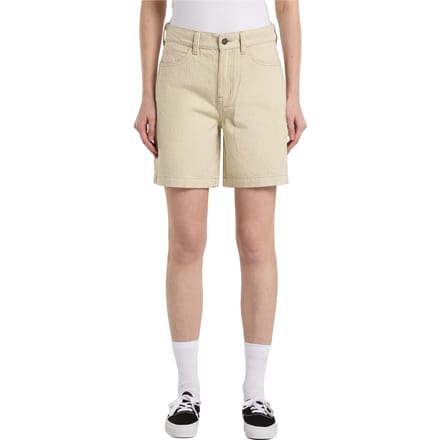 Gestreepte hickory bermuda voor dames Dickies 7"