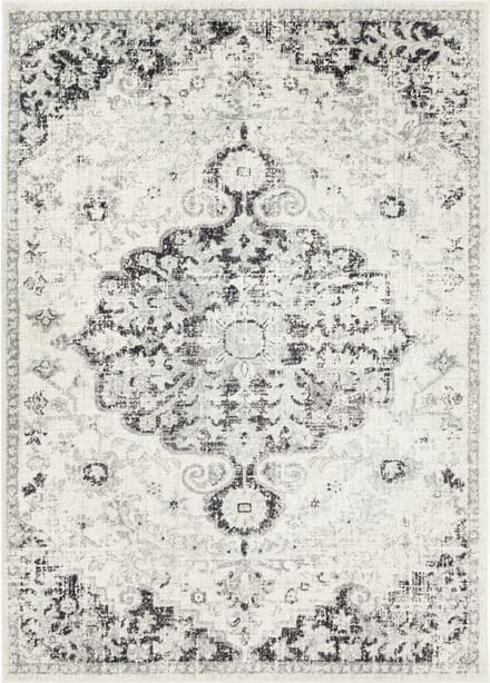 SURYA - LOU Vintage Oosters Zwart Tapijt