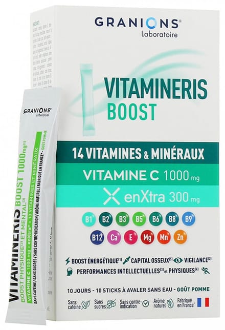 Granions Vitamineris Boost 1000 mg 10 Sticks