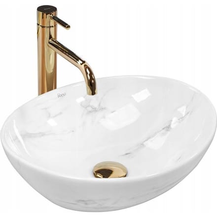REA Counter-top washbasin Sofia Aiax Shiny