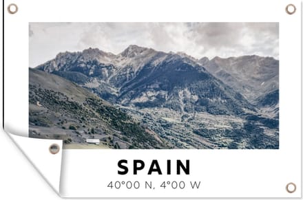 Tuinposters buiten Spanje - Groen - Europa - 90x60 cm - Tuindoek