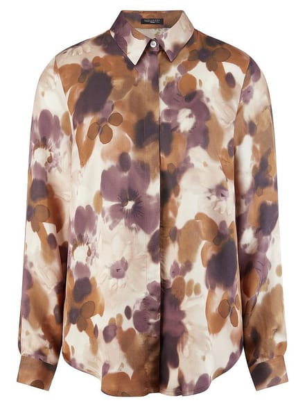 Blouse lange mouwen Van Fadenmeister Berlin beige