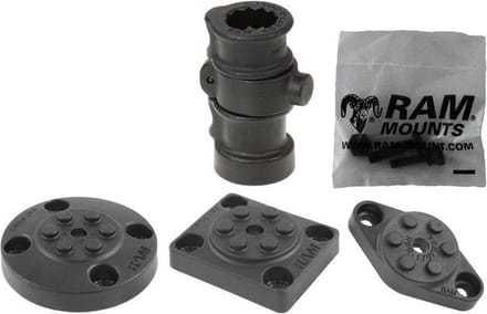 Adapt-A-Post™ Base met 3 Drill-Down Base Opties RAP-386B-AAPU