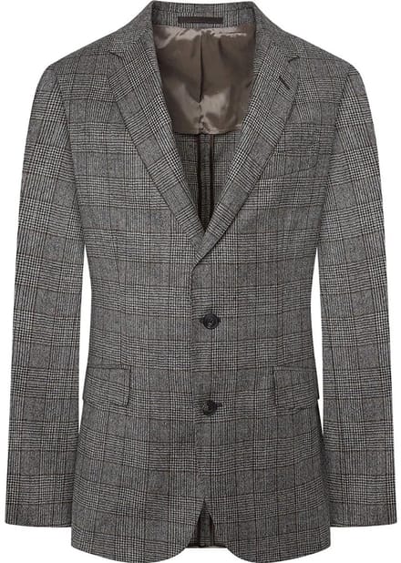 Hackett 130s Pow Blazer Grijs 42 / Regular Man